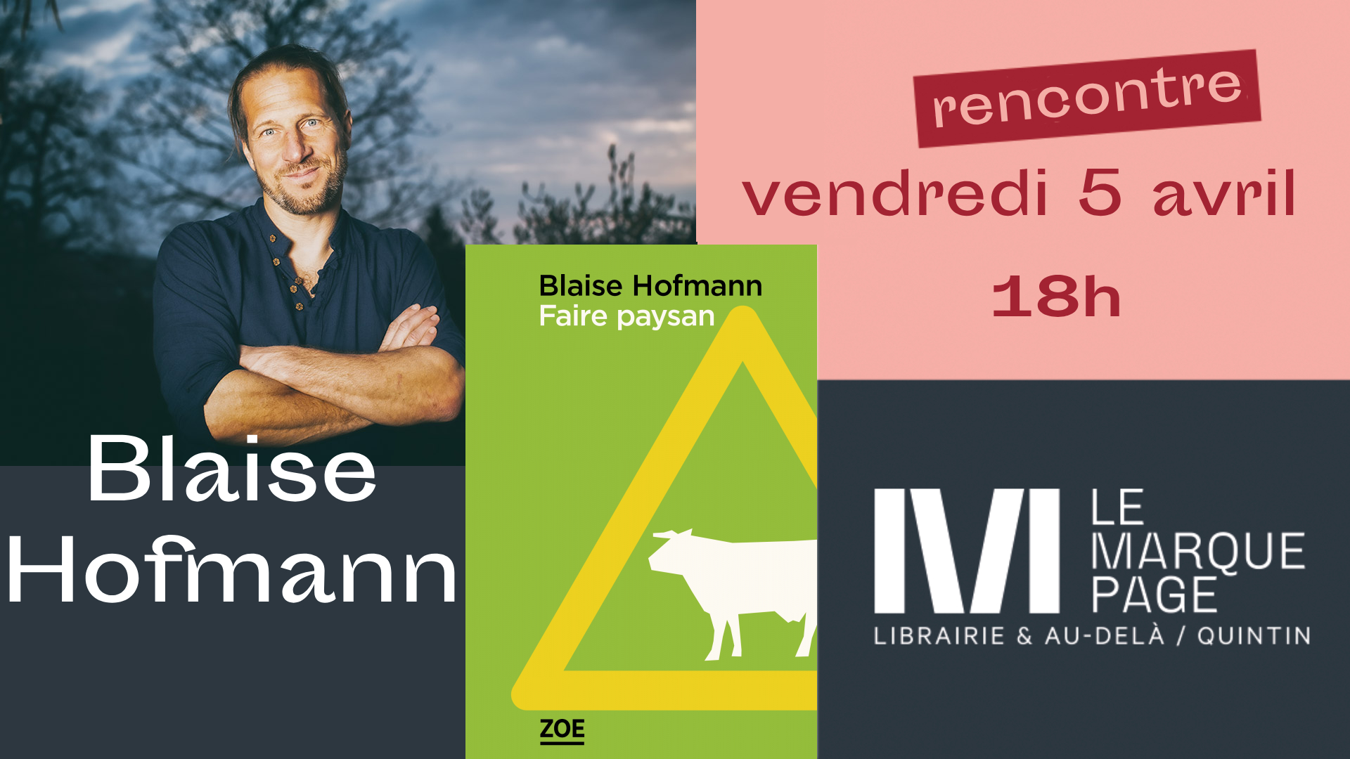 Rencontre & dédicace avec Blaise Hofmann
